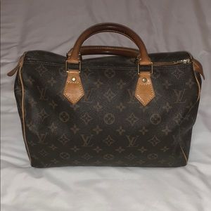 Authentic Louis Vuitton Monogram Speedy 30 Bag